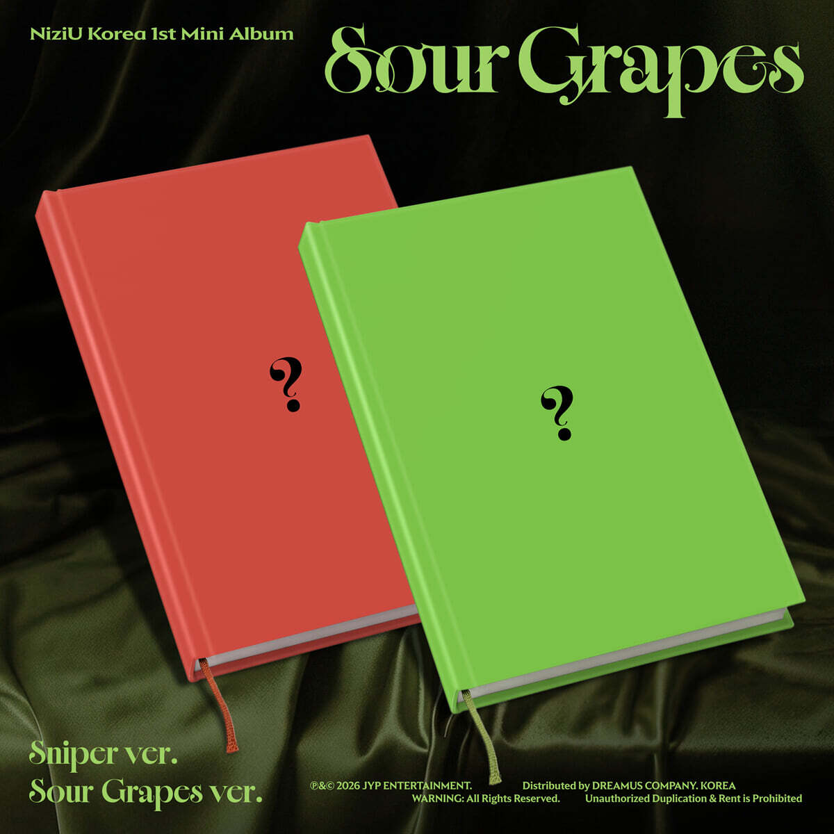 NiziU (니쥬) 노래 NiziU (니쥬) - 미니앨범 1집 : Sour Grapes [2종 SET]