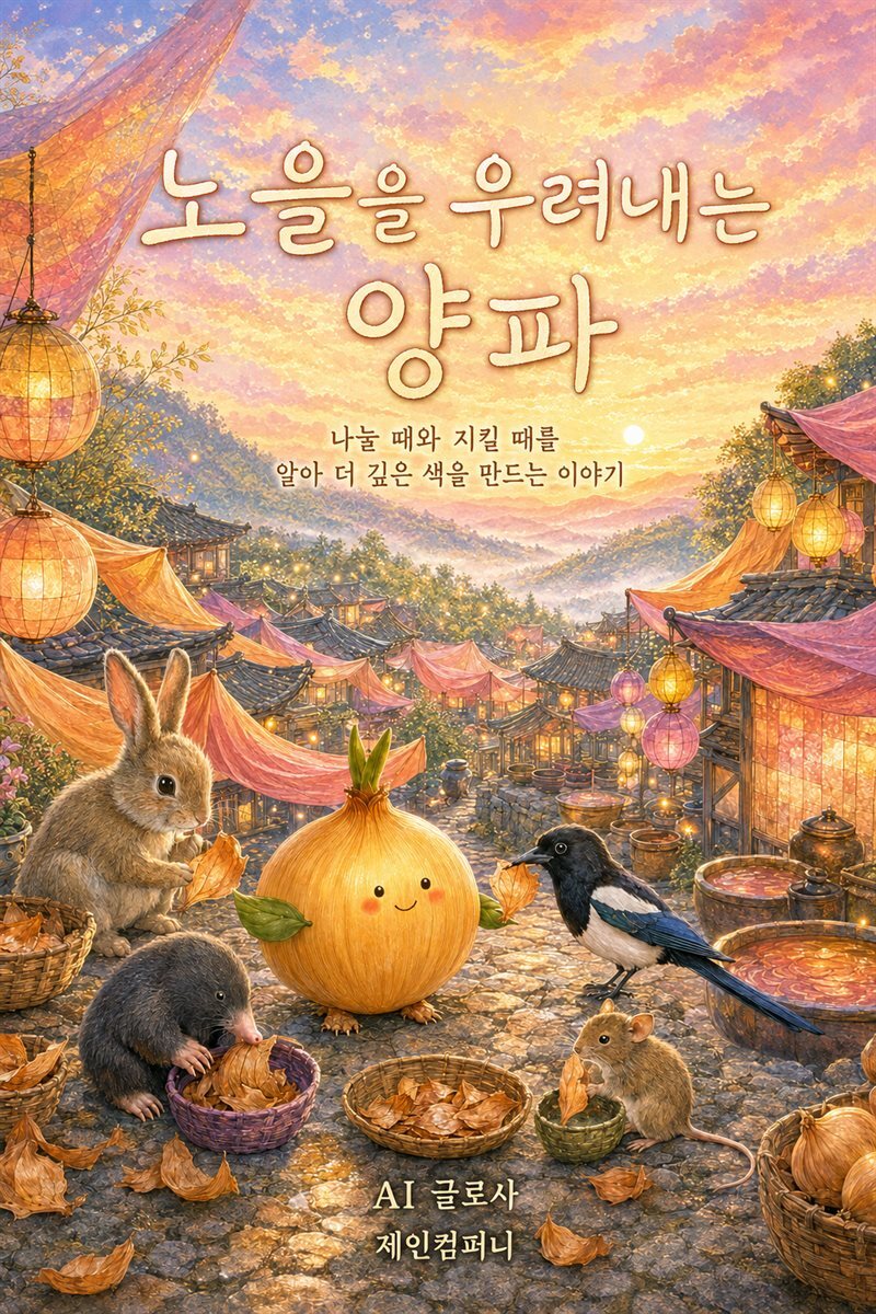 노을을 우려내는 양파