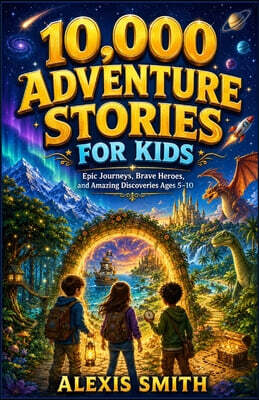 10,000 Adventure Stories for Kids: Epic Journeys, Brave Heroes, and Amazing Discoveries Ages 5-10