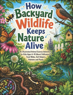 How Backyard Wildlife Keeps Nature Alive: An Illustrated Animal Science Adventure for Kids Ages 6-10 About Pollinators, Food Webs, Soil Helpers, Habit