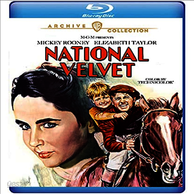 National Velvet (녹원의 천사) (1944)(한글무자막)(Blu-ray)