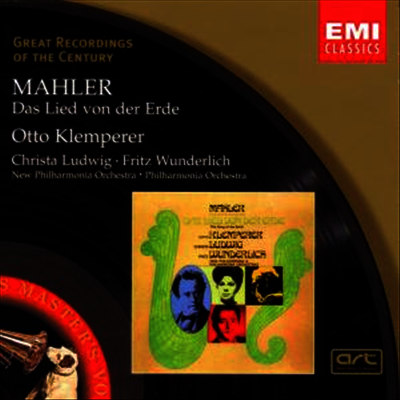 [미국 수입] Mahler : Das Lied von der Erde - Fritz Wunderlich 말러: 대지의 노래