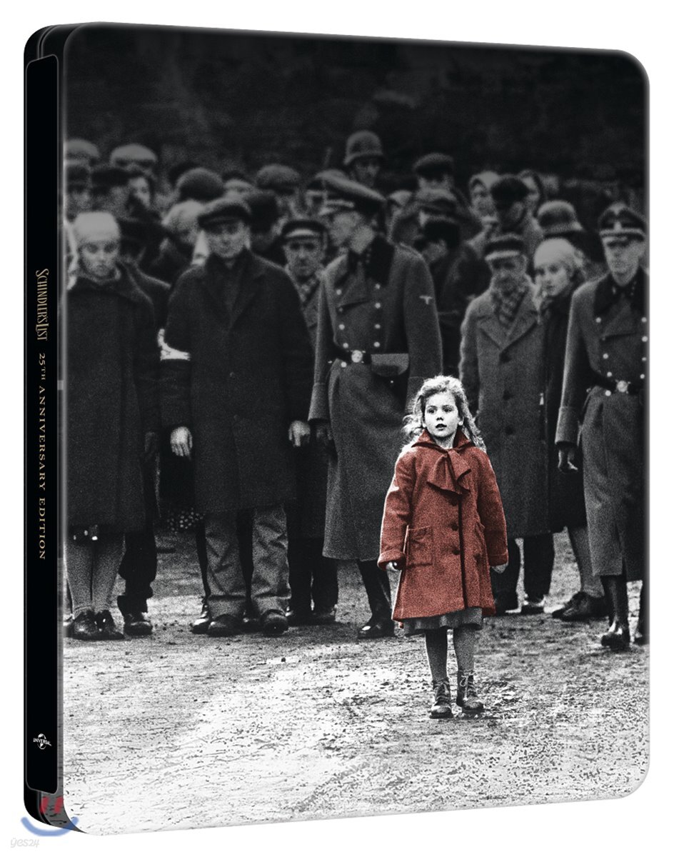 쉰들러 리스트 25주년 기념 (3Disc 4K UHD + 2D 스틸북 한정수량) : 블루레이