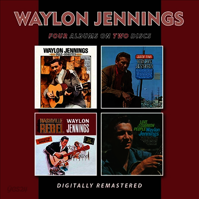 Waylon Jennings - Folk-Country/Leavin' Town/Nashville Rebel/Love Of The Common People (Remastered)(4 On 2CD)