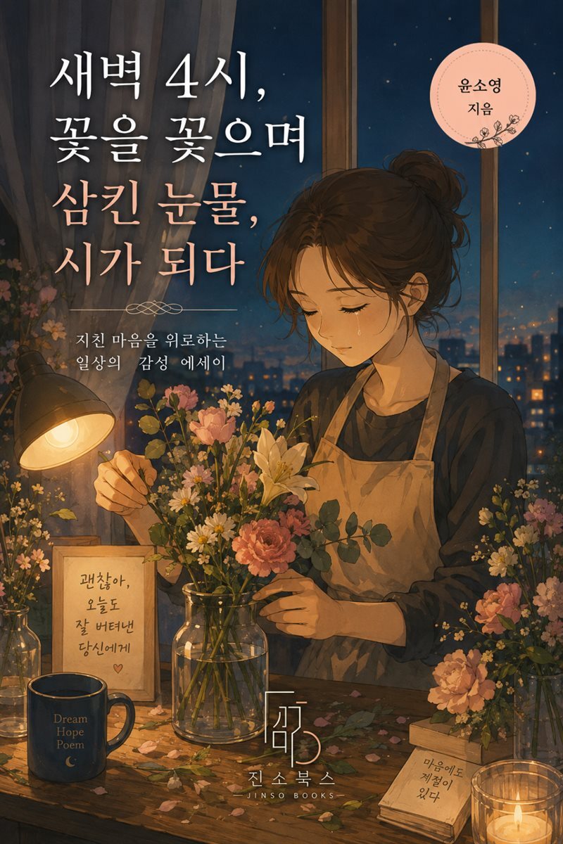 새벽 4시 꽃을 꽂으며 삼킨 눈물, 시가 되다