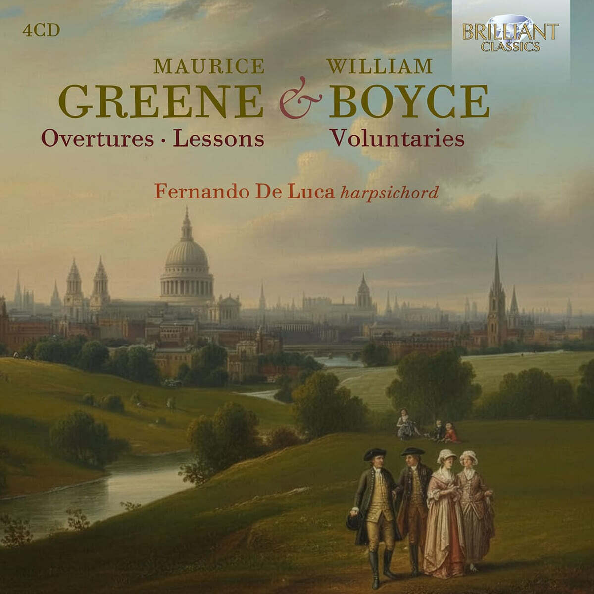 Fernando De Luca 모리스 그린: 하프시코드 연주집 - 서곡, 레슨 (Maurice Greene: Overtures & Lessons / Boyce: Voluntaries)
