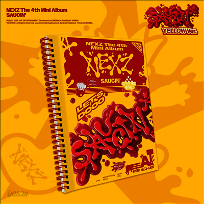 넥스지 (NEXZ) - 4th Mini Album 'Saucin' (Yellow Version)(CD)