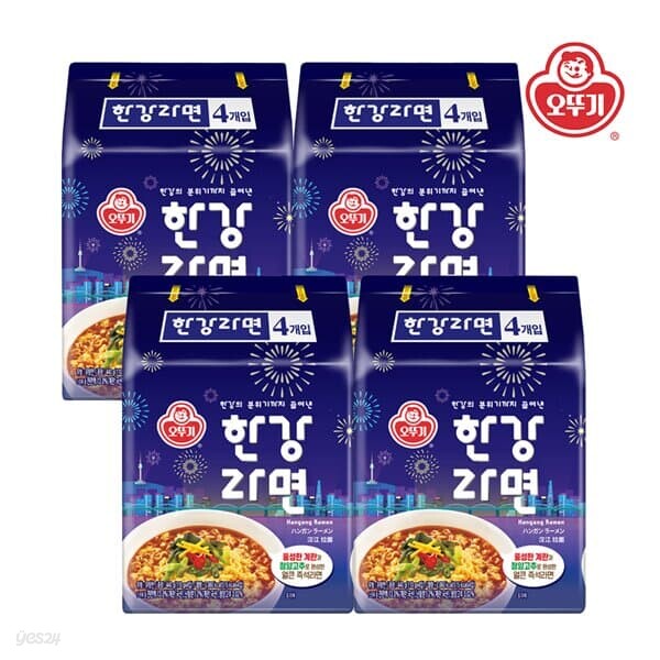 한강라면 멀티팩 (110gx4) x 4개