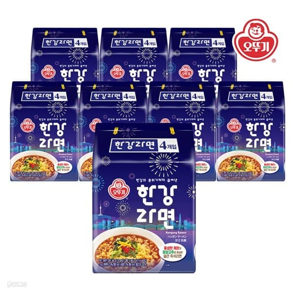 한강라면 멀티팩 (110gx4) x 8개(1박스)