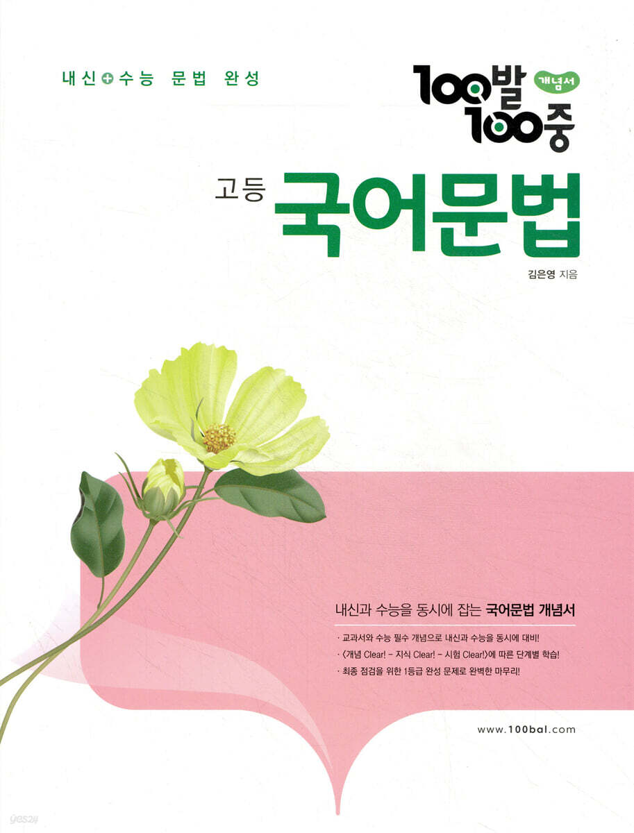100발 100중 고등 국어 문법 개념서 (2026년용)ㅡ> 상품설명 필독!