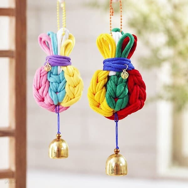 아트랄라 양말목 공예 복주머니 도어벨 DIY 업사이클링 만들기