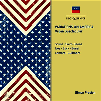 [미국 초판] 사이몬 프레스톤 - 오르간 대향연 (Simon Preston - Variations On America: Organ Spectacular)(CD) - Simon Preston