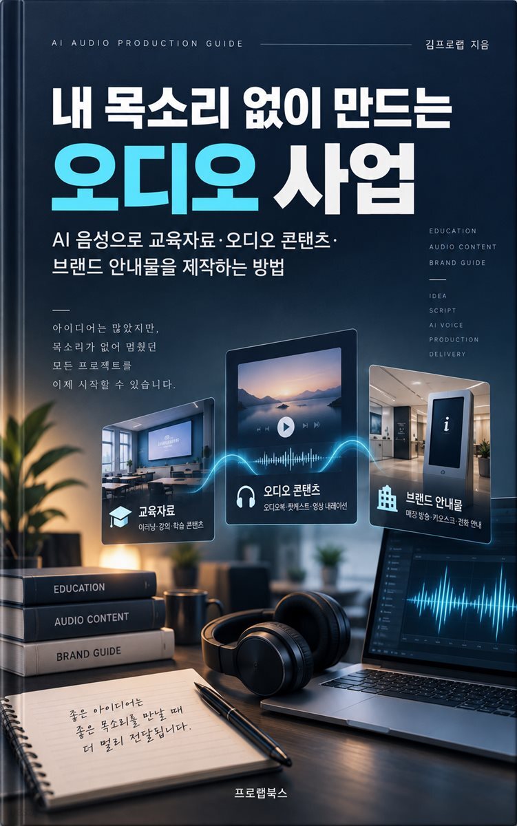 내 목소리 없이 만드는 오디오 사업