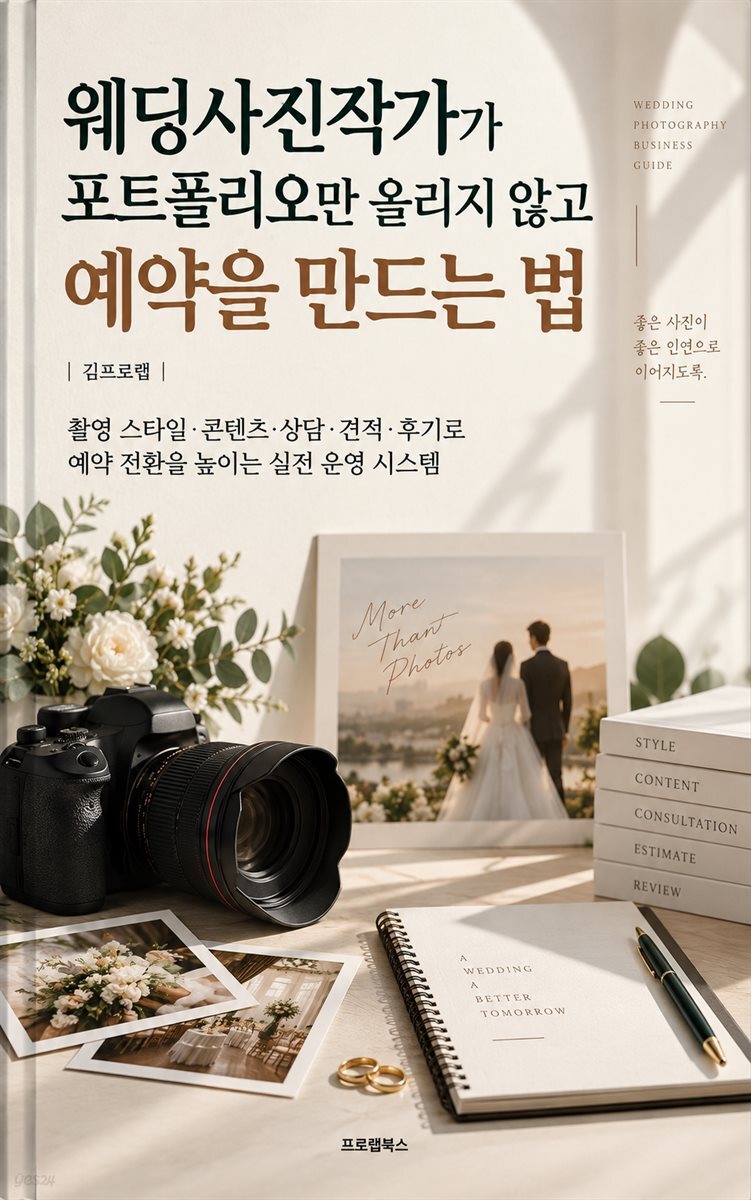 웨딩사진작가가 포트폴리오만 올리지 않고 예약을 만드는 법