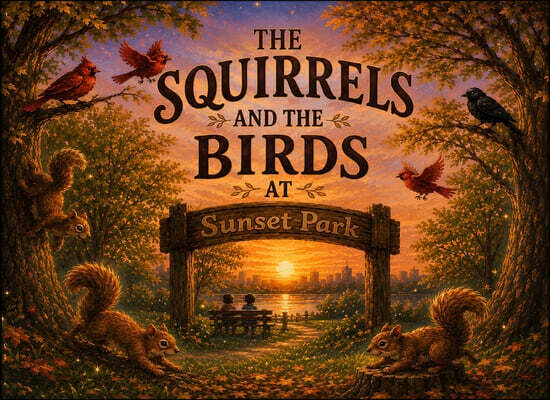 The Squirrels and the Birds at Sunset Park
