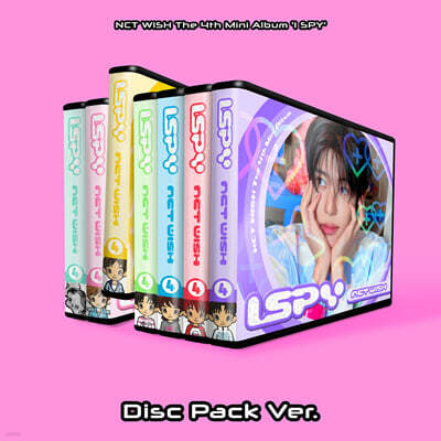 NCT WISH 4th Mini Album I SPY - Disc Pack Version, Random 1 of 7