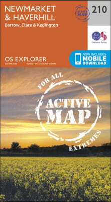 Ordnance Survey Newmarket and Haverhill, Barrow, Clare and Kedington