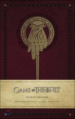 The Game of Thrones: Hand of the King Hardcover Ruled Journal