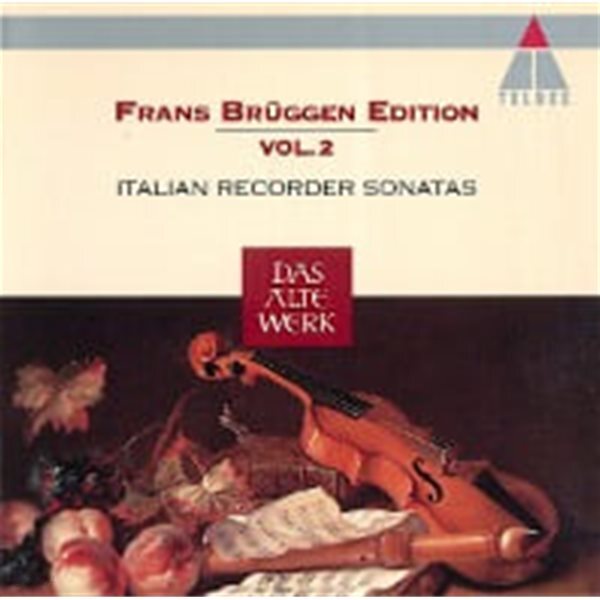 Frans Bruggen / Frans Bruggen Edition Vol. 2 - Italian Recorder Sonatas (일본수입/WPCS6204)