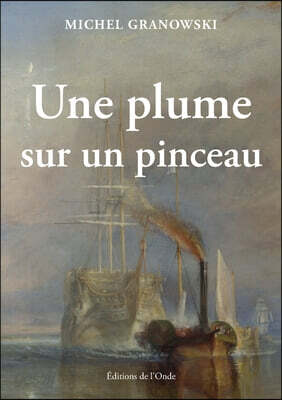 Une plume sur un pinceau