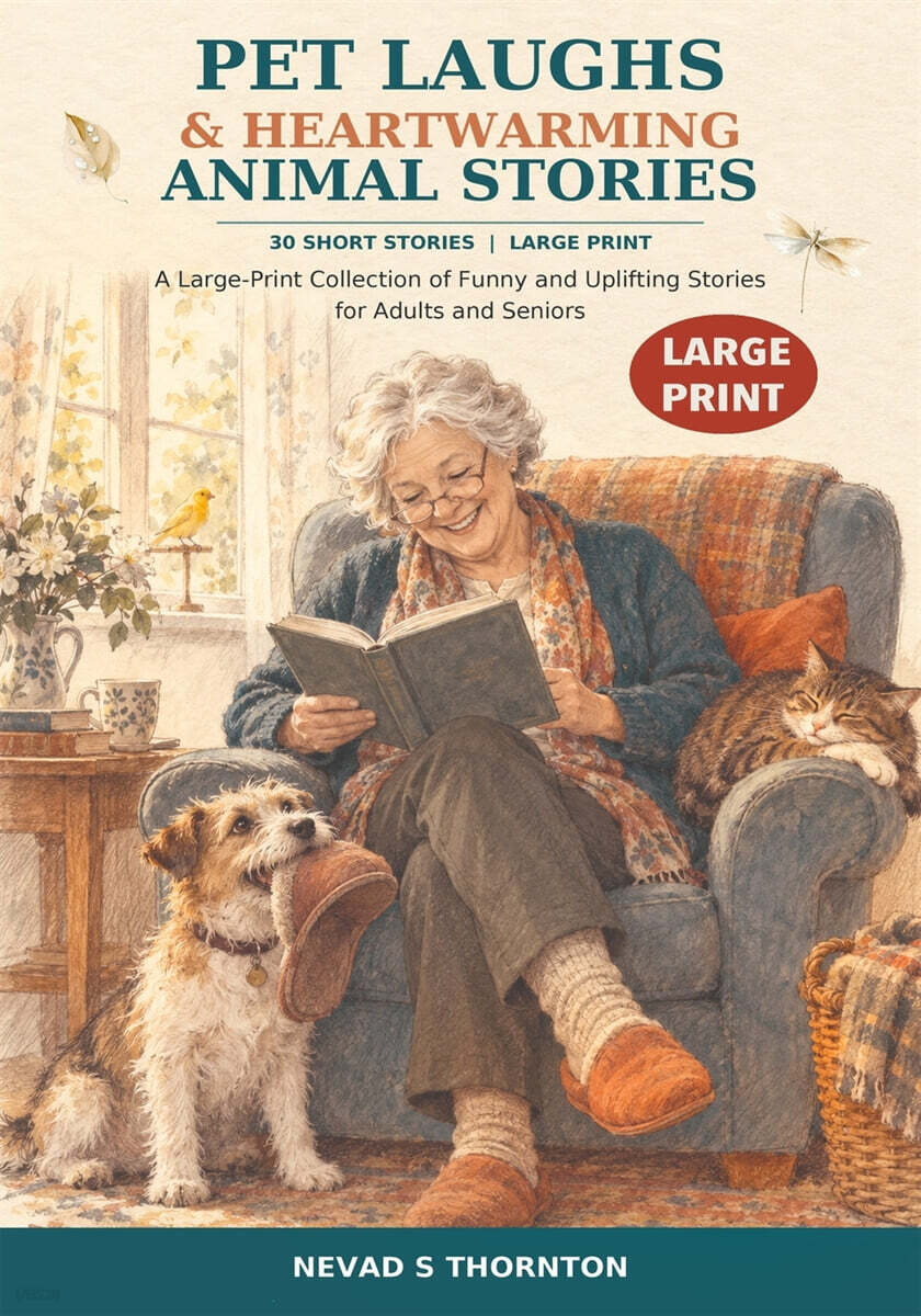 Pet Laughs & Heartwarming Animal Stories: A Large Print Collection of Funny and Uplifting Stories for Adults and Seniors
