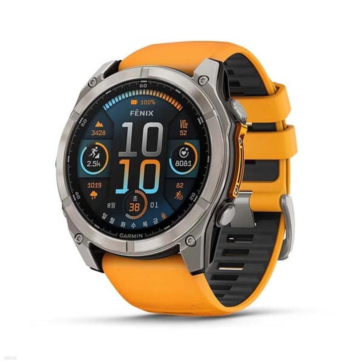 [GARMIN] 가민 피닉스 8 아몰레드 51mm, 오렌지