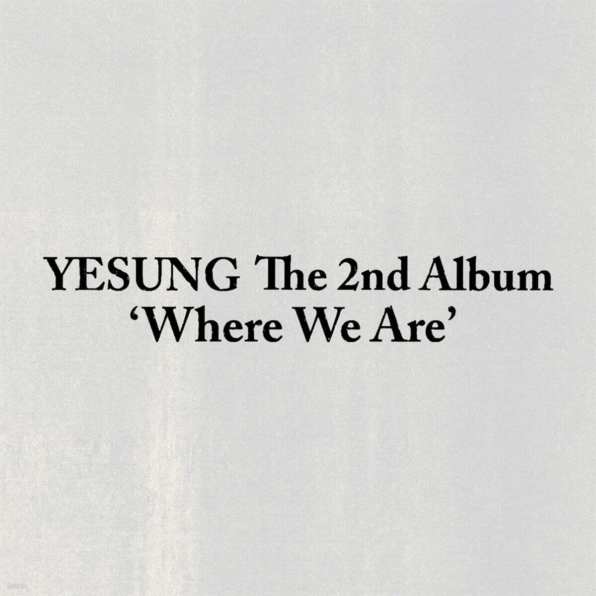 예성 (YESUNG) - 2집 : Where We Are [SMini Ver.](스마트앨범)