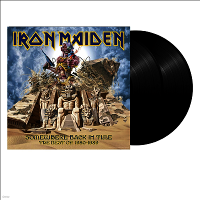 Iron Maiden — Somewhere Back In Time: The Best Of 1980-1989 앨범 커버