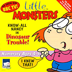Little Monsters : Know-All Nancy In Dinosaur Trouble! (Numeracy Ages 4~5)