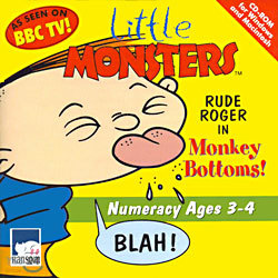 Little Monsters : Rude Roger In Monkey Bottoms! (Numeracy Ages 3~4)