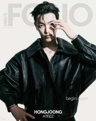 [B형] MEN'S FOLIO SG 싱가폴 2026년 09월 : 에이티즈 (ATEEZ) 홍중 커버 (B형 잡지)