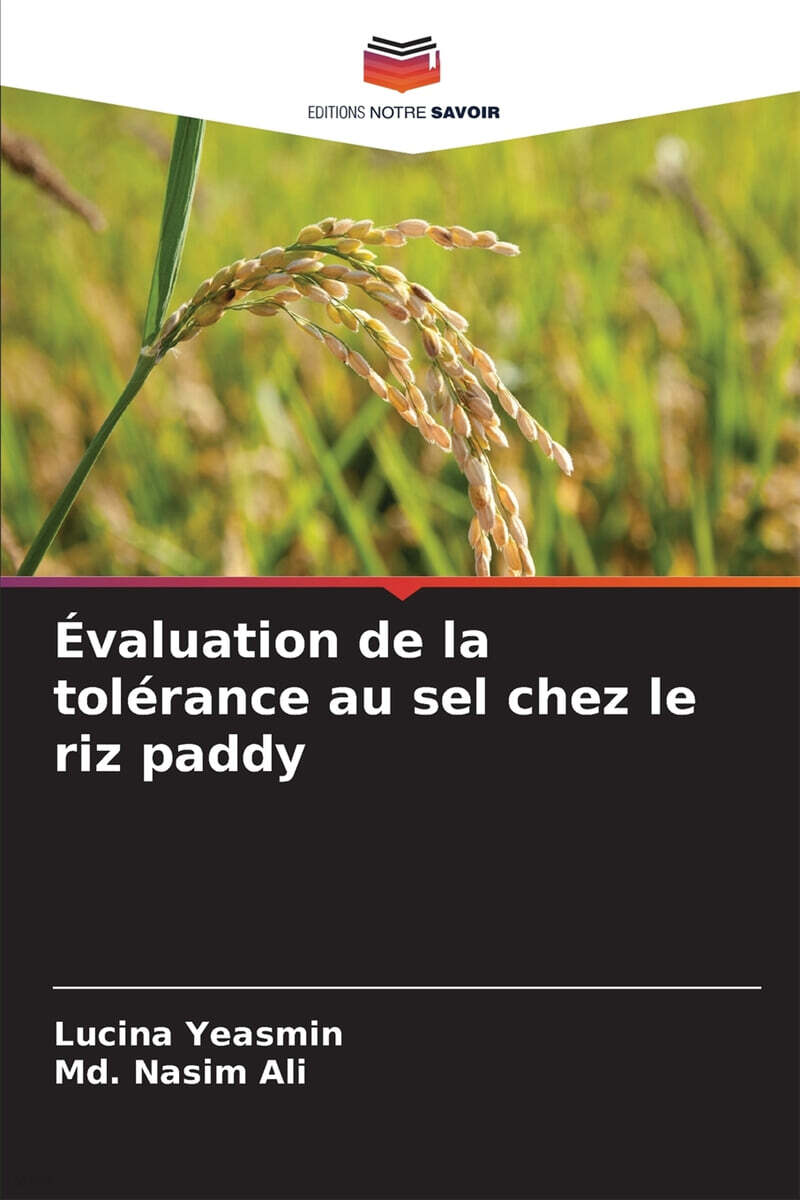 Evaluation de la tolerance au sel chez le riz paddy