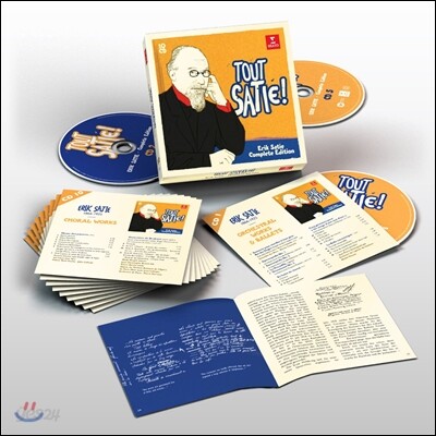 [10 CD BOX SET 수입] 에릭 사티 전집 Tout Satie! - Erik Satie Complete Edition