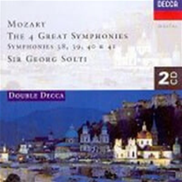 Sir Georg Solti / 모차르트 : 교향곡 38 - 41 (2CD/수입/4489242)