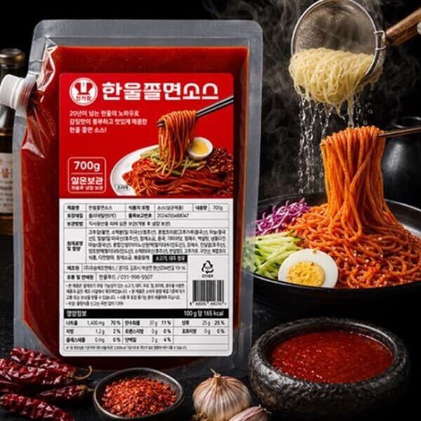 맛있는 새콤달콤 쫄면 소스 700g