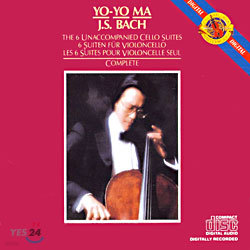 Bach : 6 Suites For Unaccompanied Cello : Yo-Yo Ma