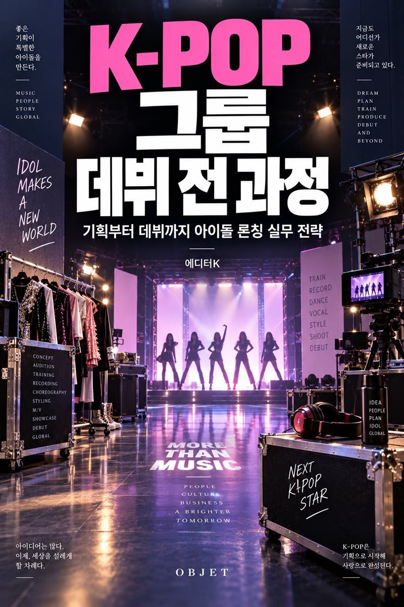 K-POP 그룹 데뷔 전 과정