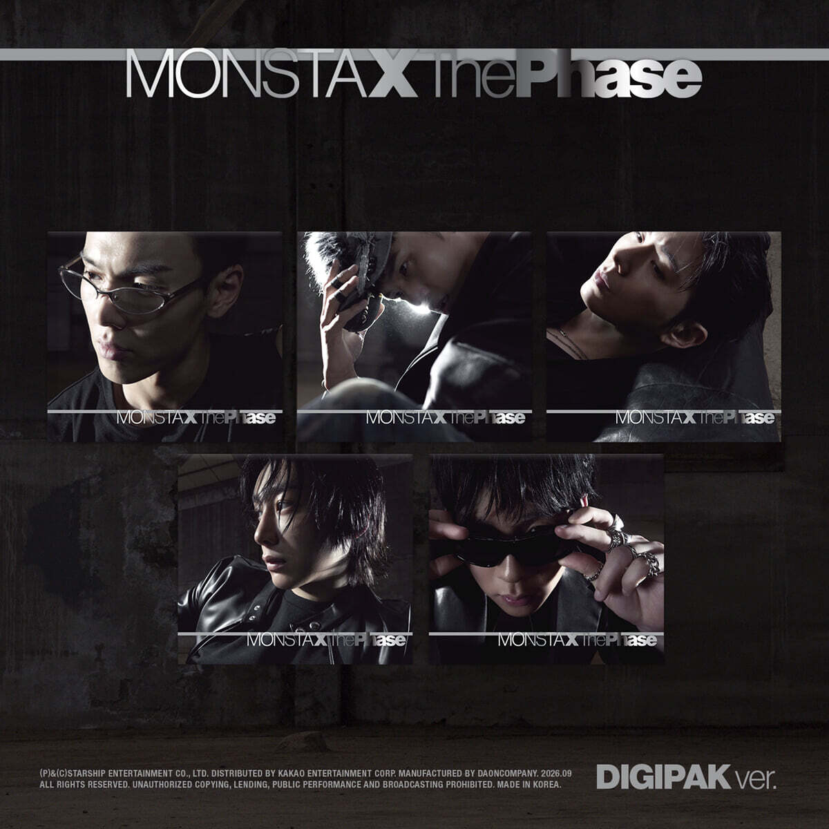 몬스타엑스 (MONSTA X) - EP : The Phase [DIGIPAK ver.][5종 중 1종 랜덤발송]