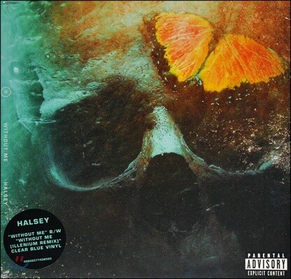 [수입] Halsey - Without Me (45 RPM Clear Blue 7&quot Single LP] [Limited Edition] - Explicit Lyrics