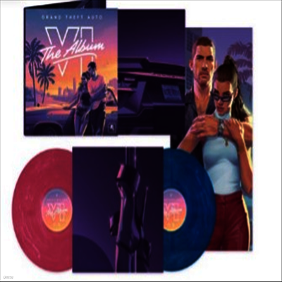 O.S.T. - Grand Theft Auto VI: The Album (그랜드 테프트 오토 VI) (US Indie Exclusive)(Original Game Soundtrack)(Ltd)(Colored 2LP)
