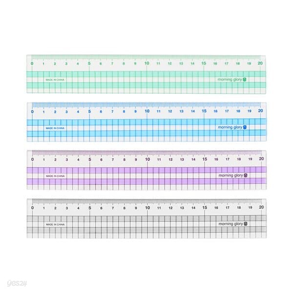 모닝글로리 20CM 컬러방안자