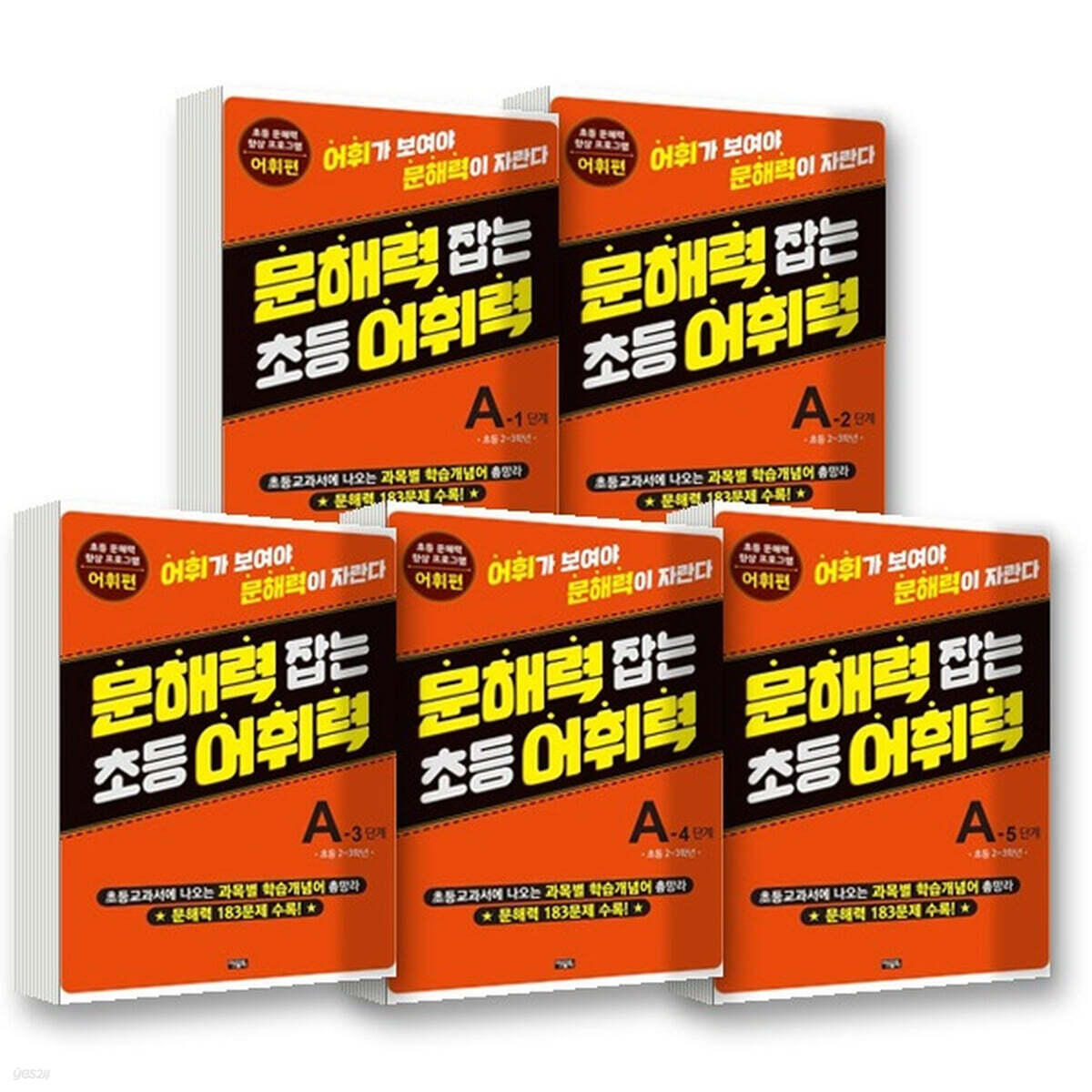 문해력 잡는 초등 어휘력 A단계 세트 (전5권)