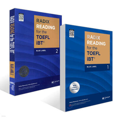 RADIX READING for the TOEFL iBT Blue Label 1~2권 세트