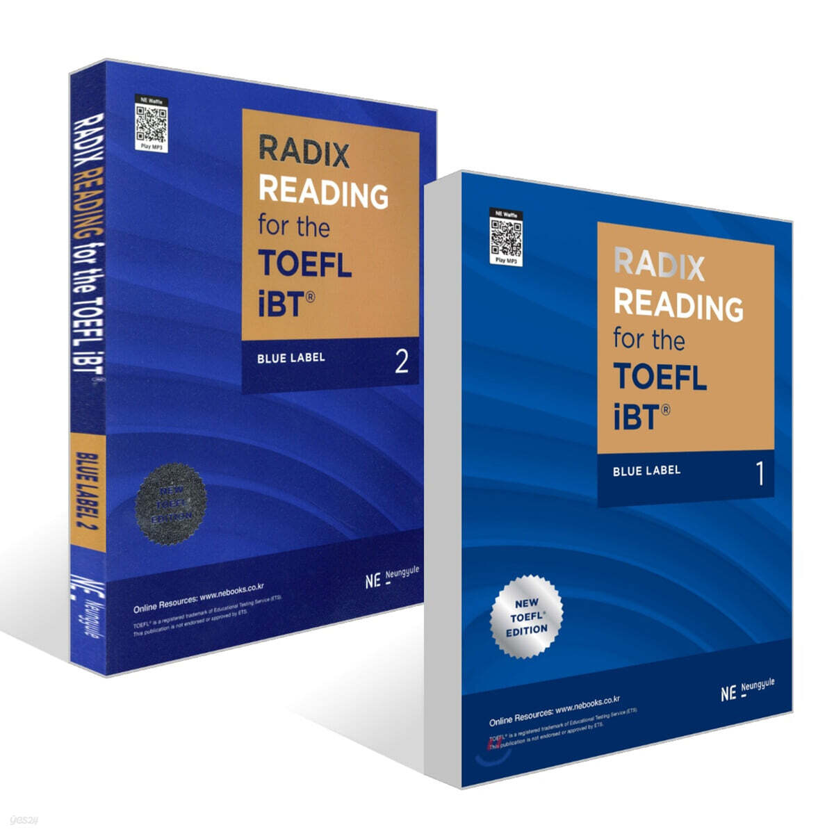 RADIX READING for the TOEFL iBT Blue Label 1~2권 세트