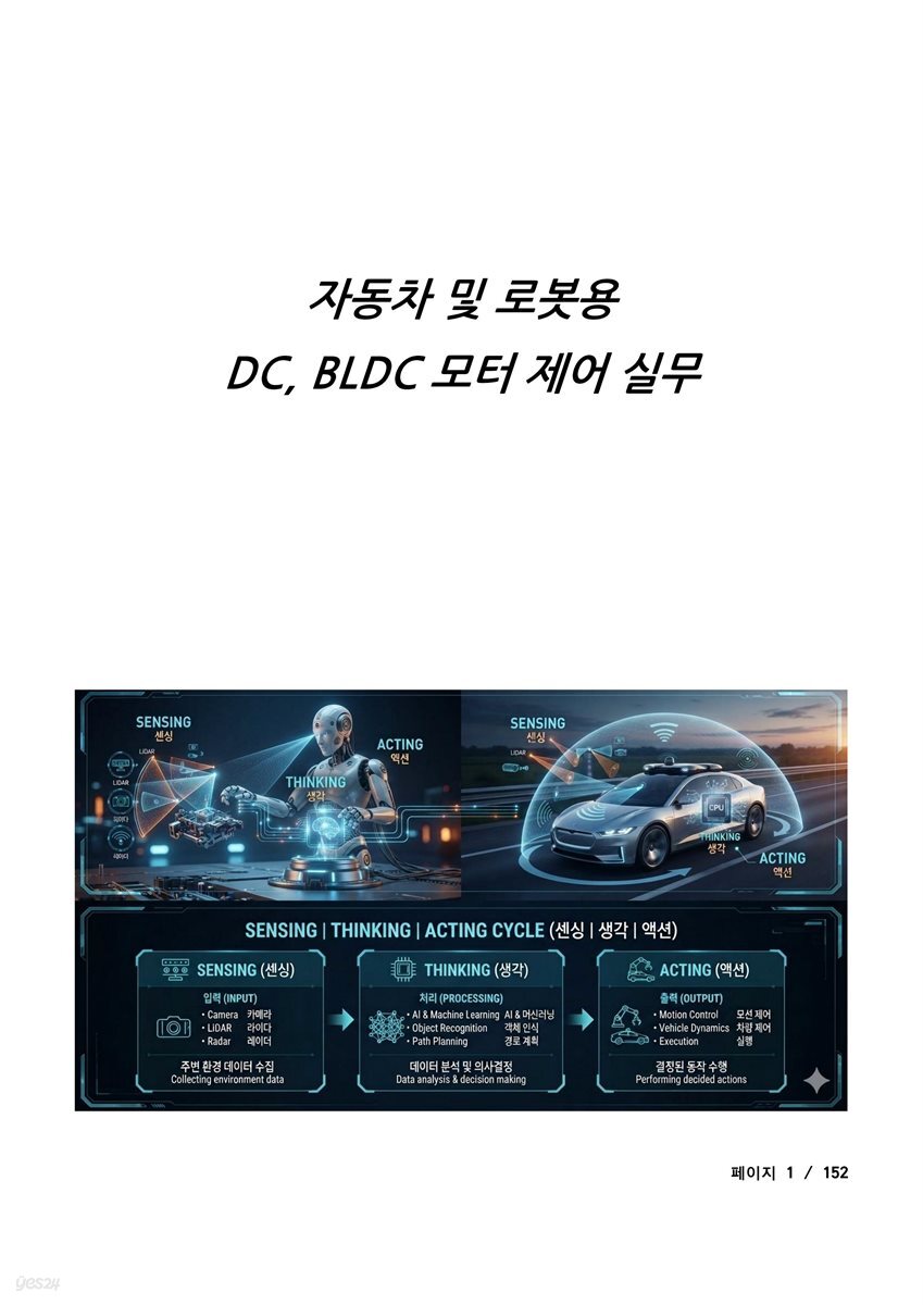자동차 및 로봇용 DC, BLDC 모터 제어 실무
