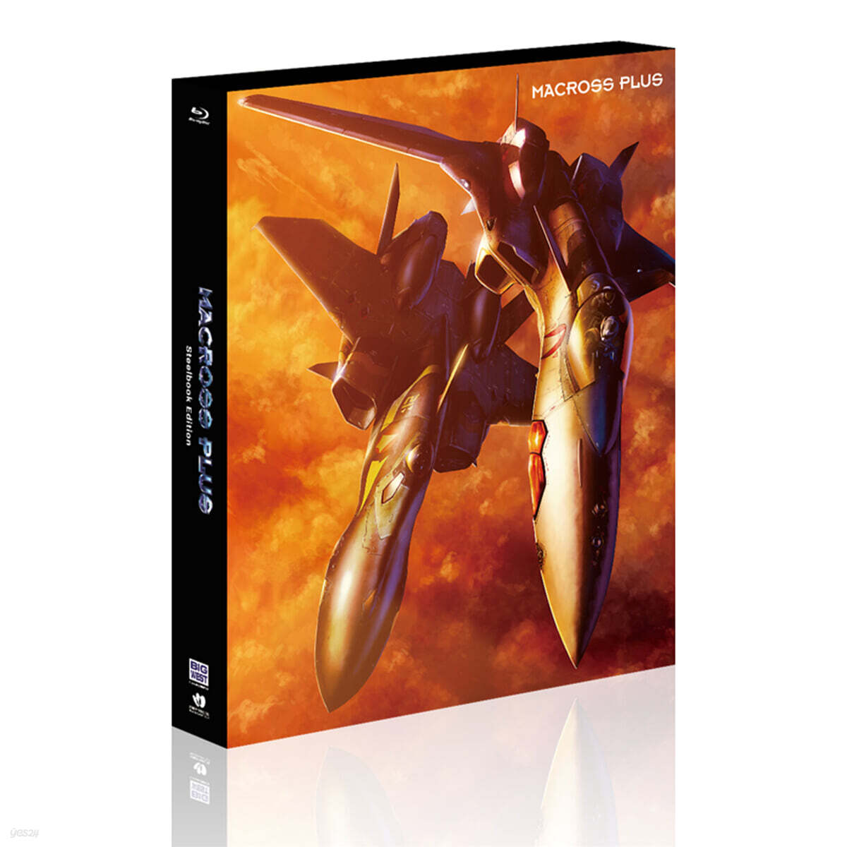 마크로스 플러스 (4OVA+무비 에디션) 스틸북 에디션 (2Disc, 렌티큘러 풀슬립 타입) : 블루레이