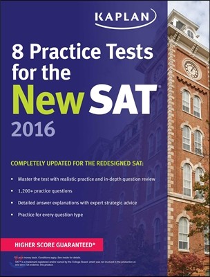 Kaplan 8 Practice Tests for the New SAT