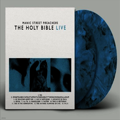 Manic Street Preachers — The Holy Bible Live 앨범 커버