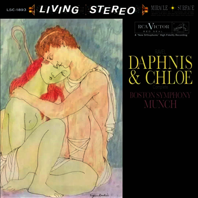 Charles Munch — 라벨: 다프니스와 클로에 (Ravel: Daphnis et Chloe) (45rpm) - Charles Munch 앨범 커버