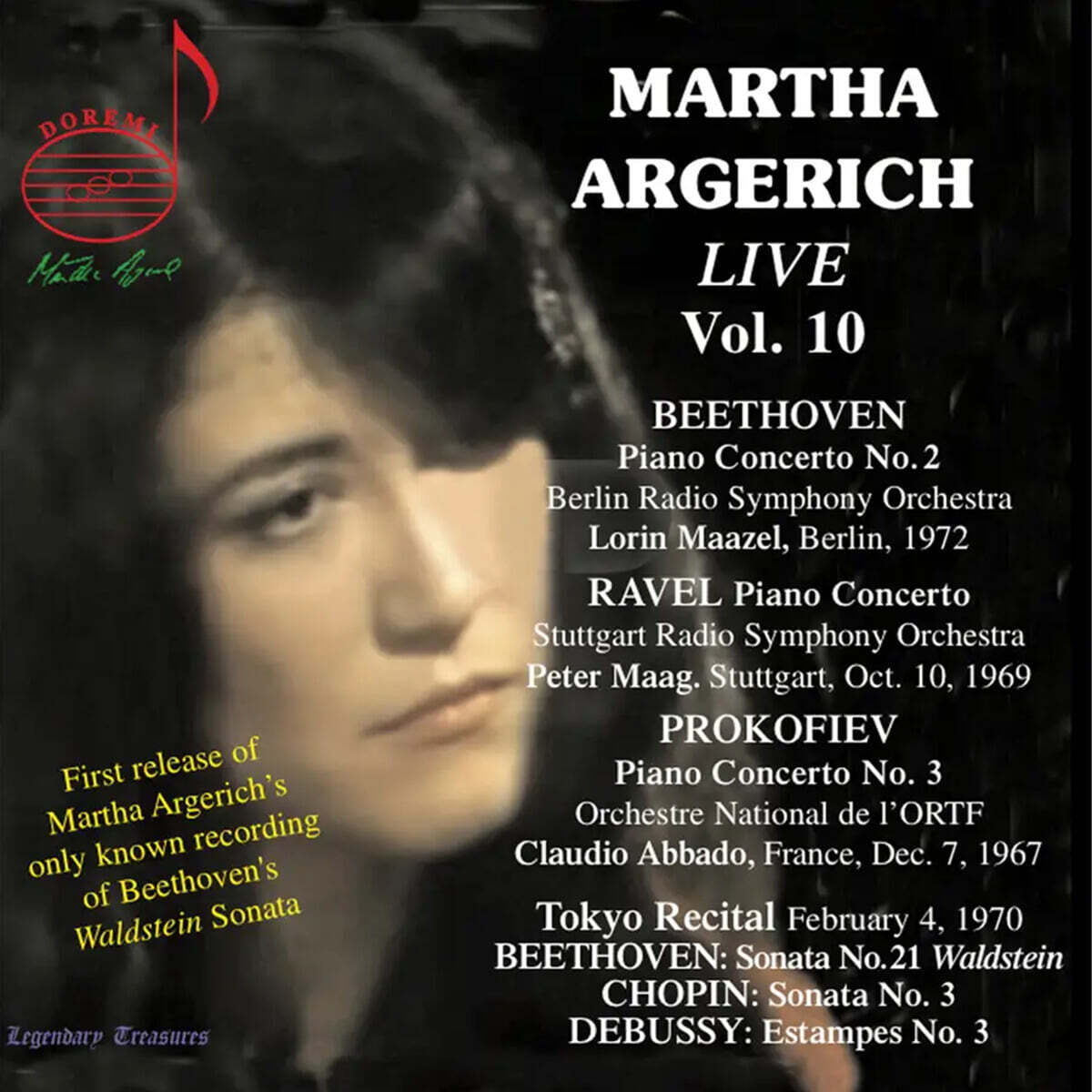 Martha Argerich 마르타 아르헤리치 라이브 녹음 10집 (Live Performances and Broadcasts Vol. 10)